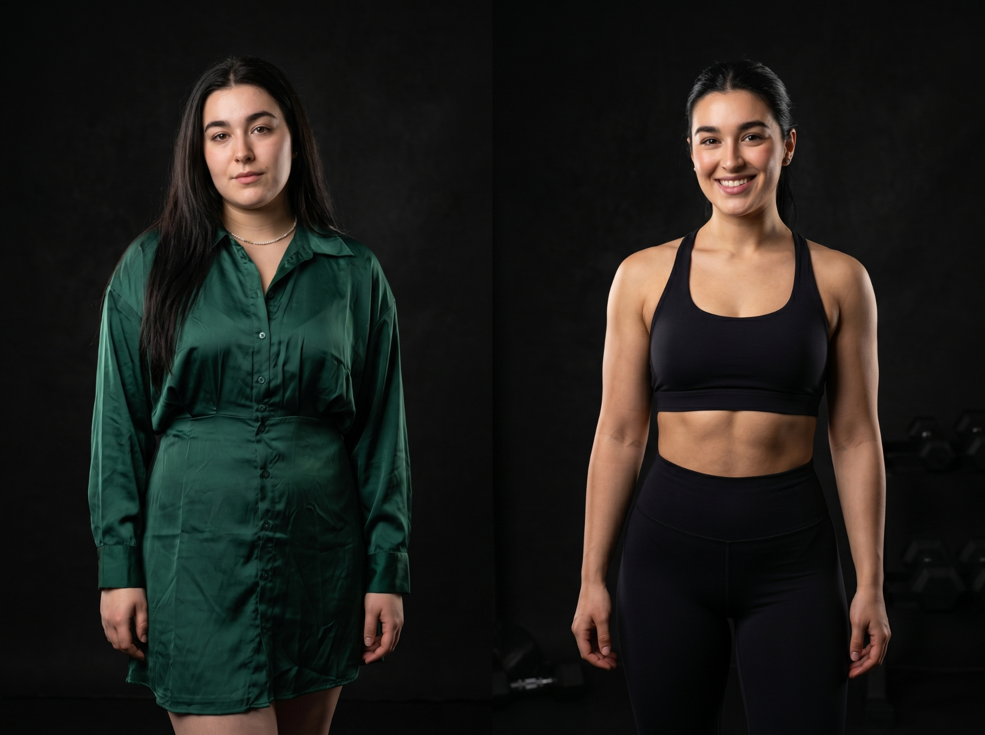 Client transformation before and after